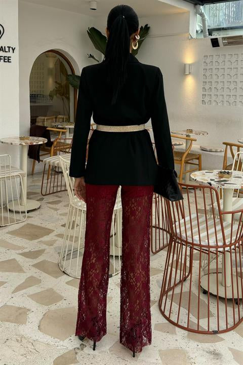 Lace Trousers with Lining 0081
