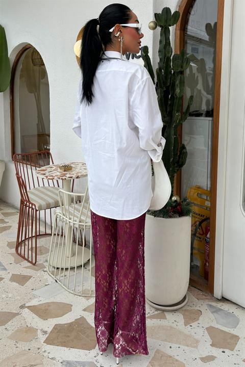 Lace Trousers with Lining 0081