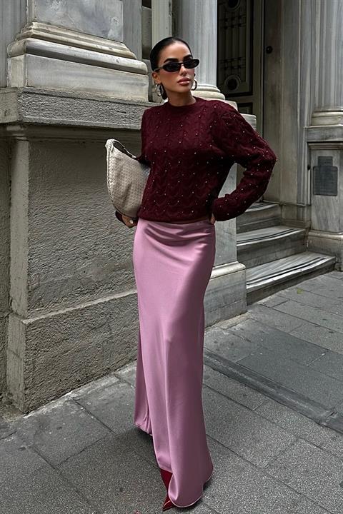 Pearl Detailed Sweater 1354