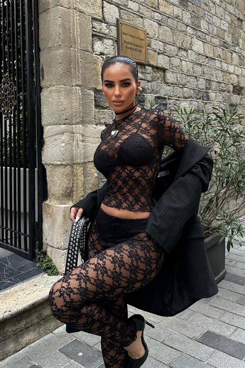 Janice Lace Crop Set 9752-08