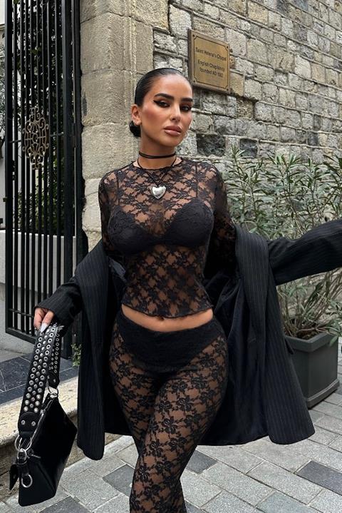 Janice Lace Crop Set 9752-08