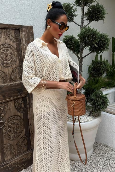 Jenny Openwork Skirt Set 9800-0025