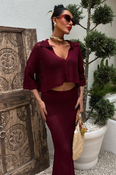 Jenny Openwork Skirt Set 9800-0025