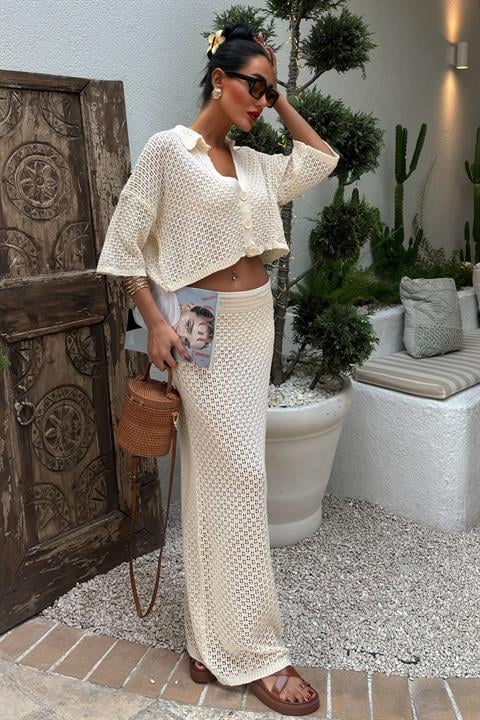 Jenny Openwork Skirt Set 9800-0025