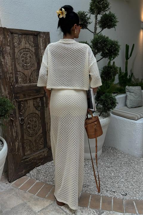 Jenny Openwork Skirt Set 9800-0025