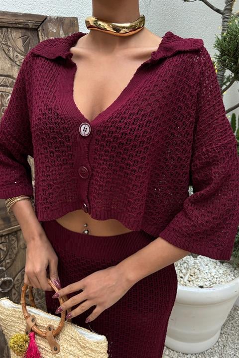 Jenny Openwork Skirt Set 9800-0025