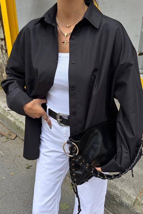 Classic Oversize Poplin Shirt 3421
