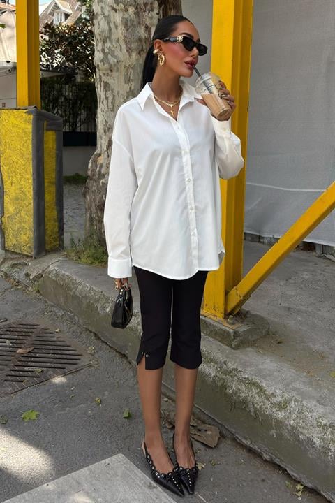 Classic Oversize Poplin Shirt 3421