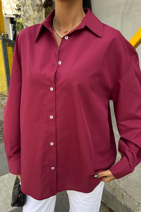 Classic Oversize Poplin Shirt 3421