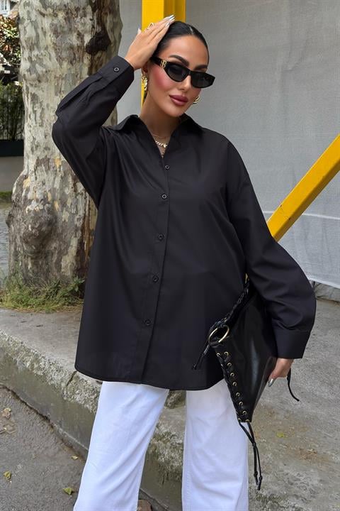 Classic Oversize Poplin Shirt 3421