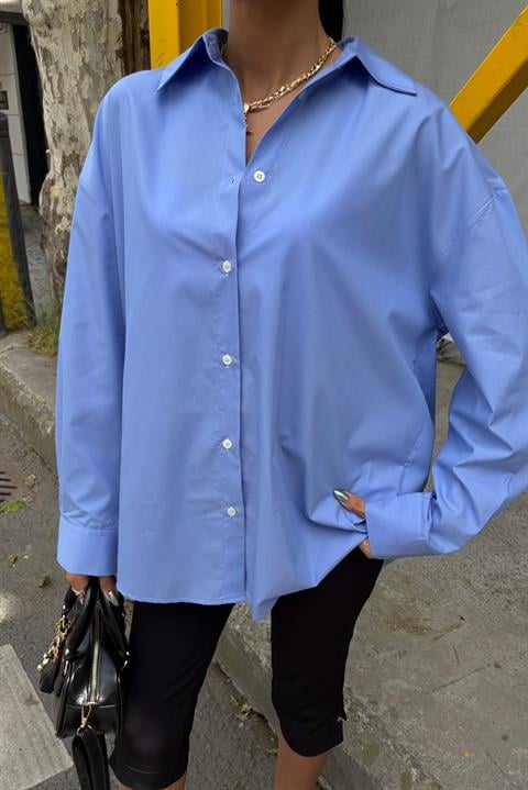 Classic Oversize Poplin Shirt 3421