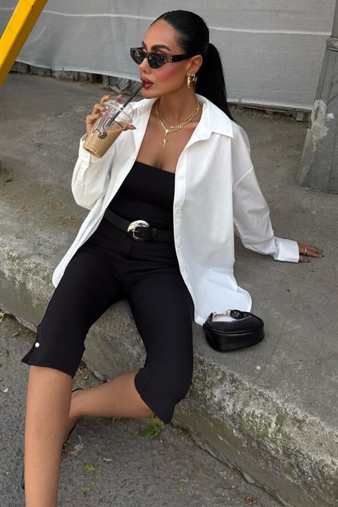 Classic Oversize Poplin Shirt 3421