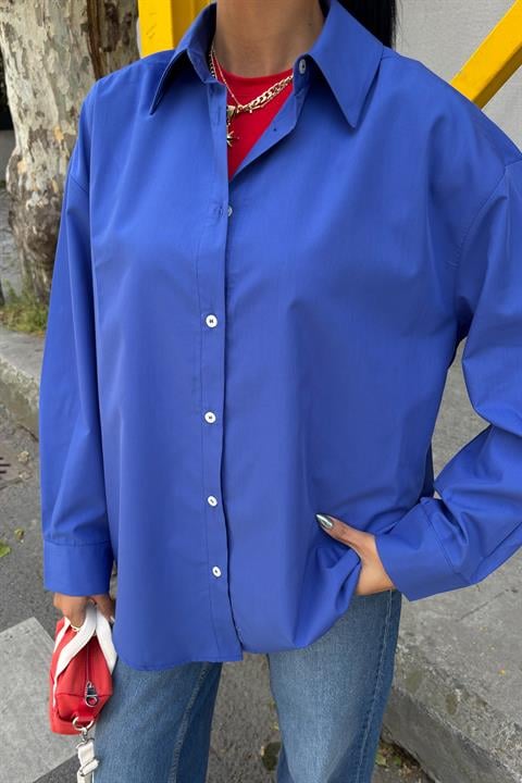 Classic Oversize Poplin Shirt 3421