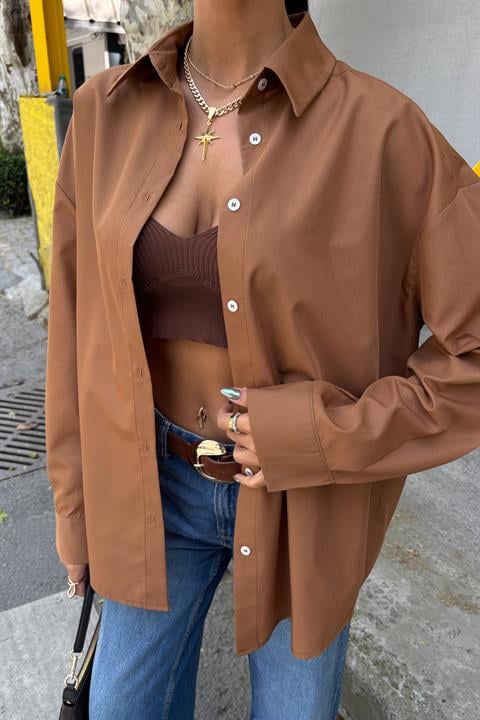 Classic Oversize Poplin Shirt 3421