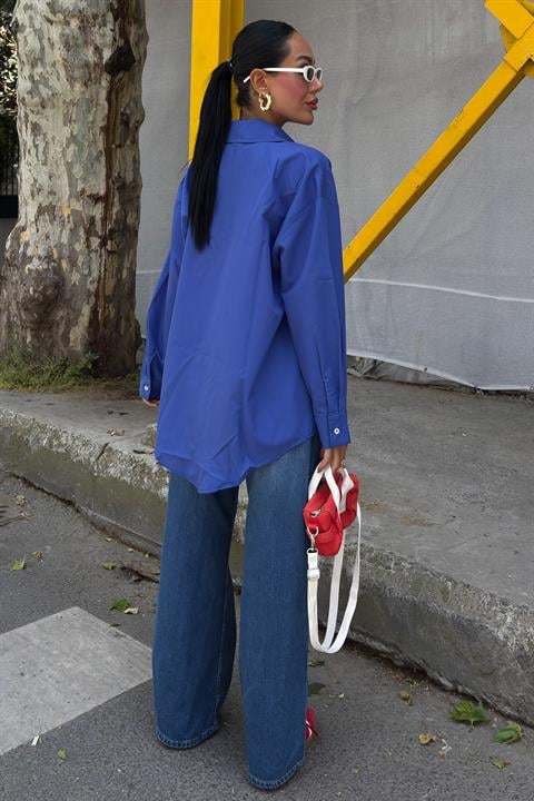Classic Oversize Poplin Shirt 3421