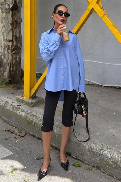 Classic Oversize Poplin Shirt 3421
