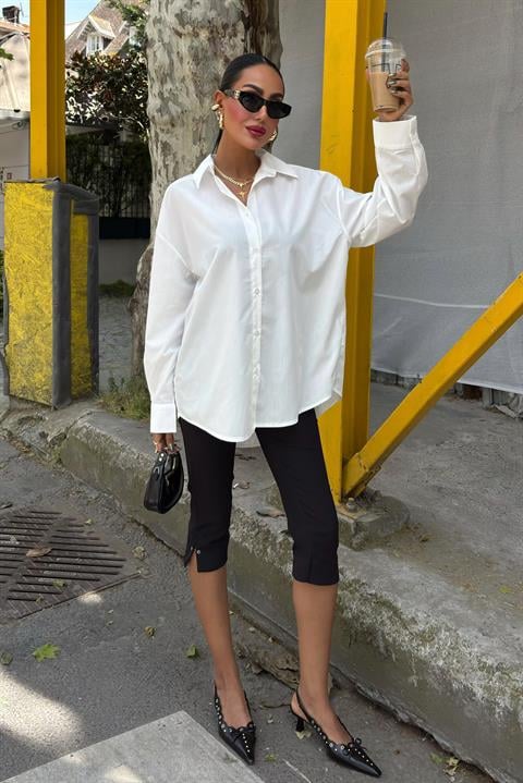 Classic Oversize Poplin Shirt 3421
