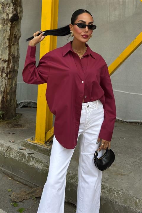 Classic Oversize Poplin Shirt 3421