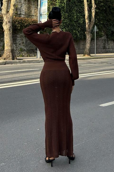 Laura Deep Low-cut Crochet Dress 2712-0025