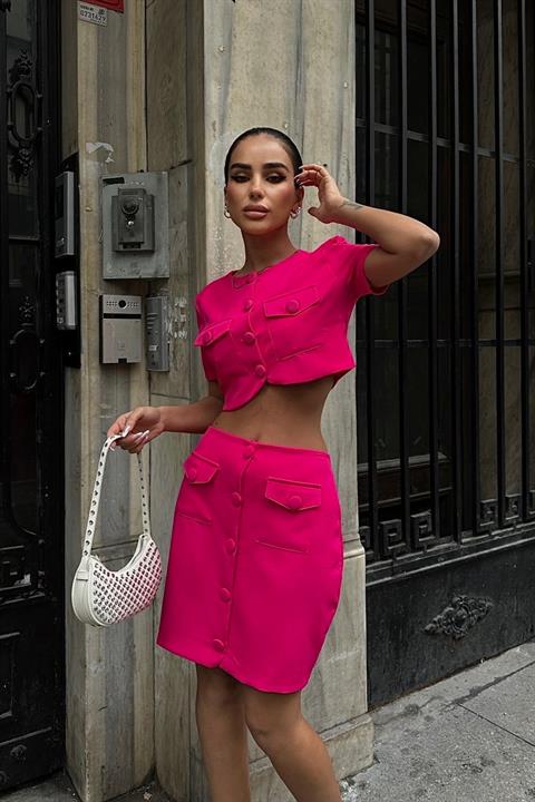 Liatris Crop Jacket Set 9389-10