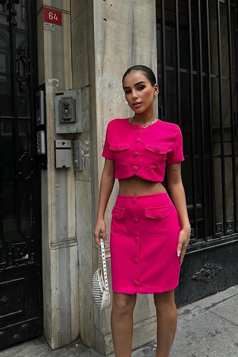 Liatris Crop Jacket Set 9389-10