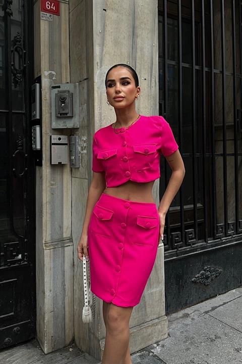 Liatris Crop Jacket Set 9389-10