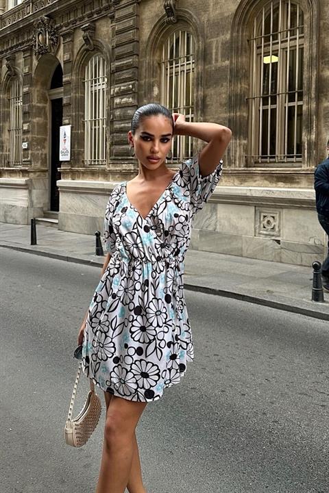 Lindsey Floral Patterned Dress 2276-10