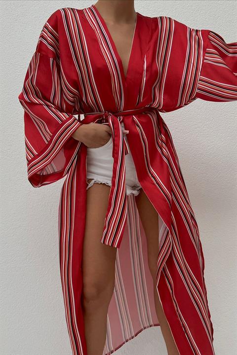 Lucinda Striped Kimono 5014-04
