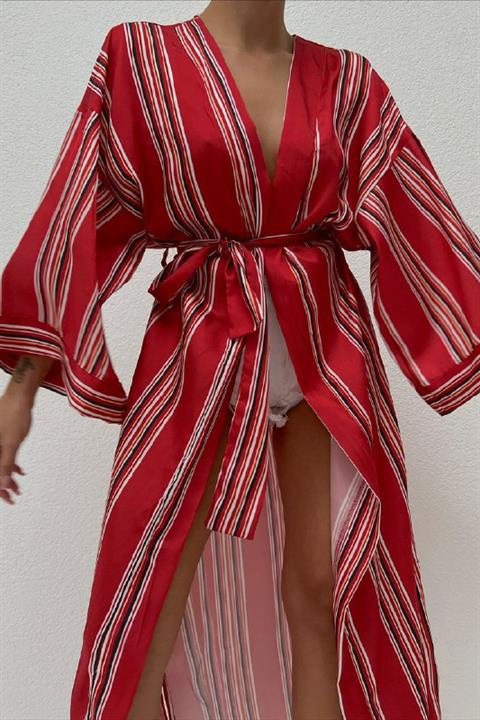 Lucinda Striped Kimono 5014-04