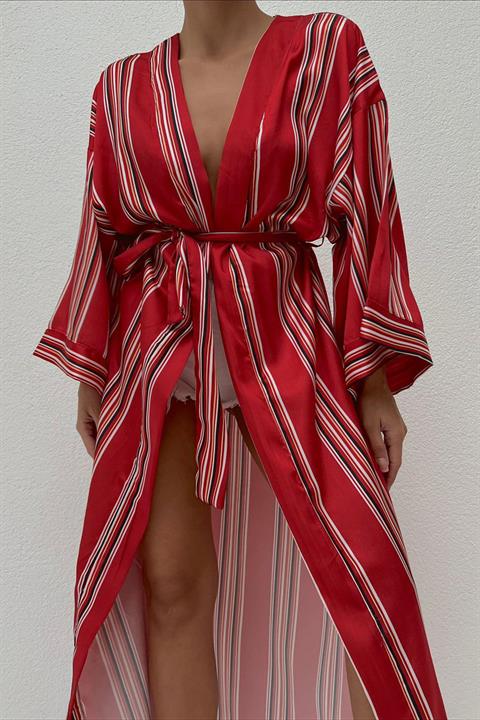 Lucinda Striped Kimono 5014-04
