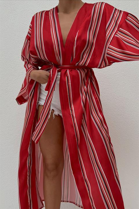 Lucinda Striped Kimono 5014-04