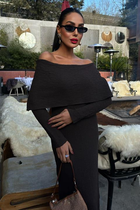 Madonna Collar Premium Dress 2828