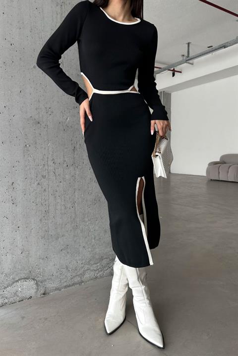 Maggie Piping Cut Out Dress 2594 -01