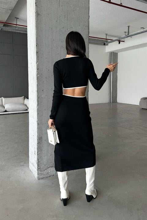 Maggie Piping Cut Out Dress 2594 -01