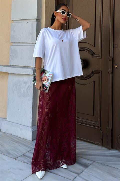 Maxi Lace Skirt 4047
