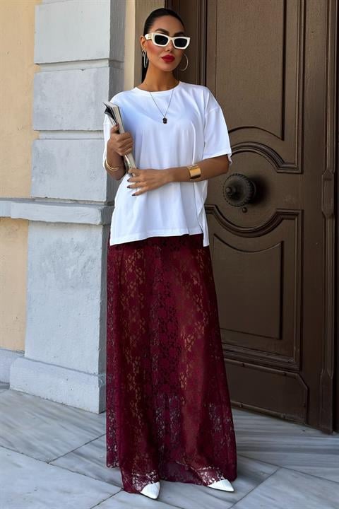Maxi Lace Skirt 4047