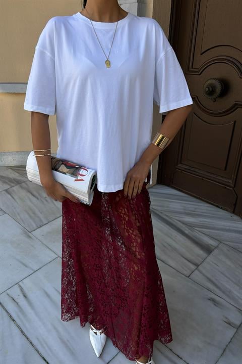 Maxi Lace Skirt 4047