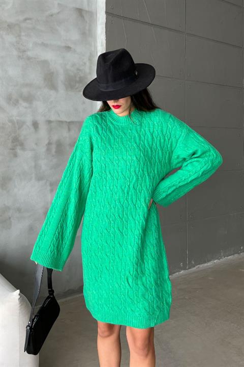 Melanie Knit Pattern Mini Dress 2537-02