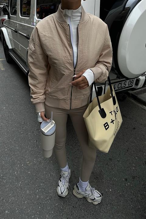 Michonne Ribbed Bomber Jacket 7059 -08