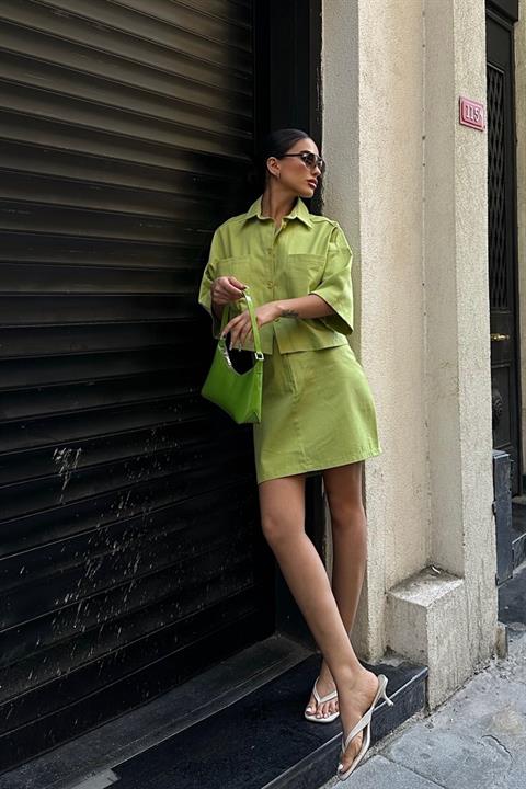 Naomi Gabardine Skirt Set 9740-08