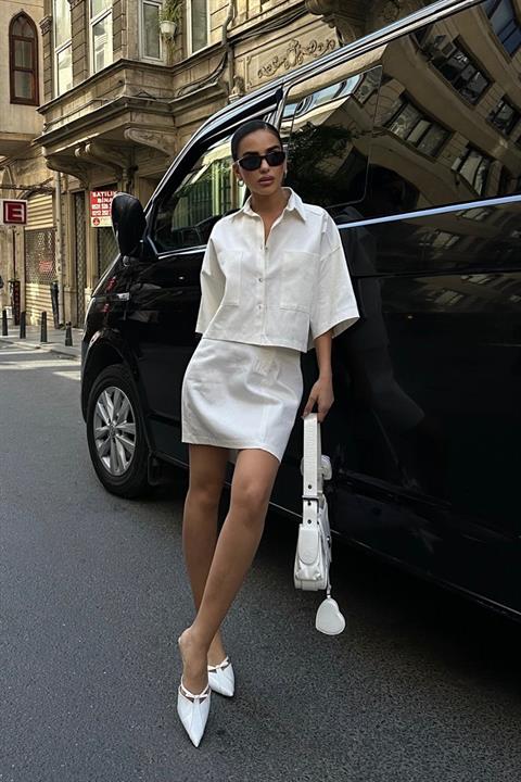 Naomi Gabardine Skirt Set 9740-08