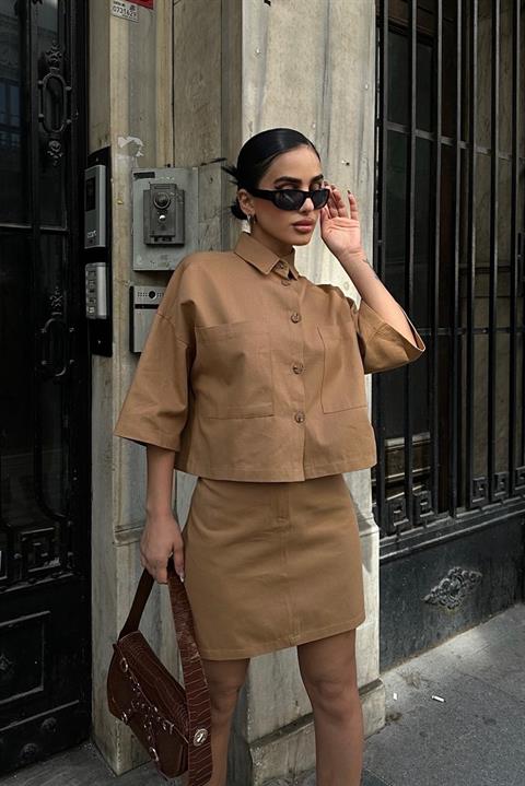 Naomi Gabardine Skirt Set 9740-08