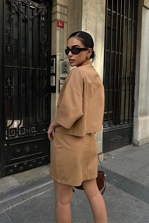 Naomi Gabardine Skirt Set 9740-08