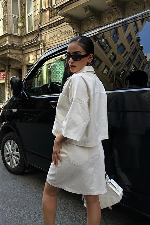 Naomi Gabardine Skirt Set 9740-08