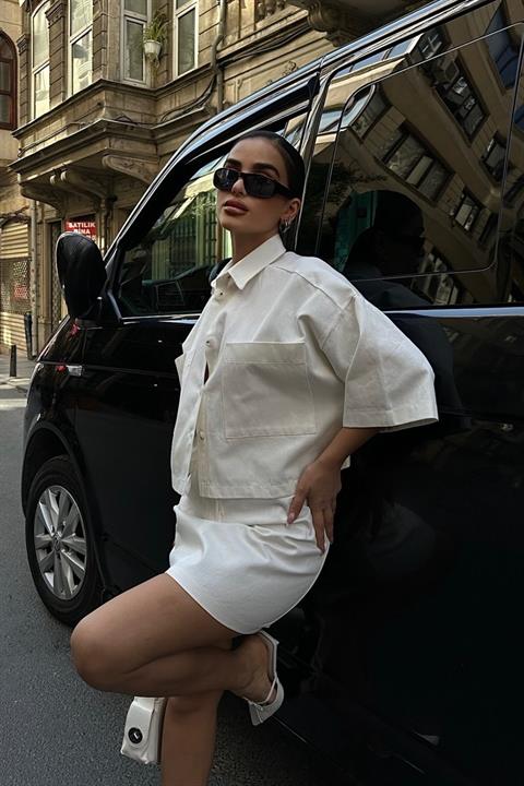 Naomi Gabardine Skirt Set 9740-08