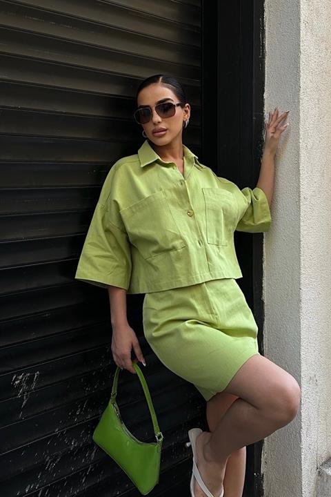 Naomi Gabardine Skirt Set 9740-08