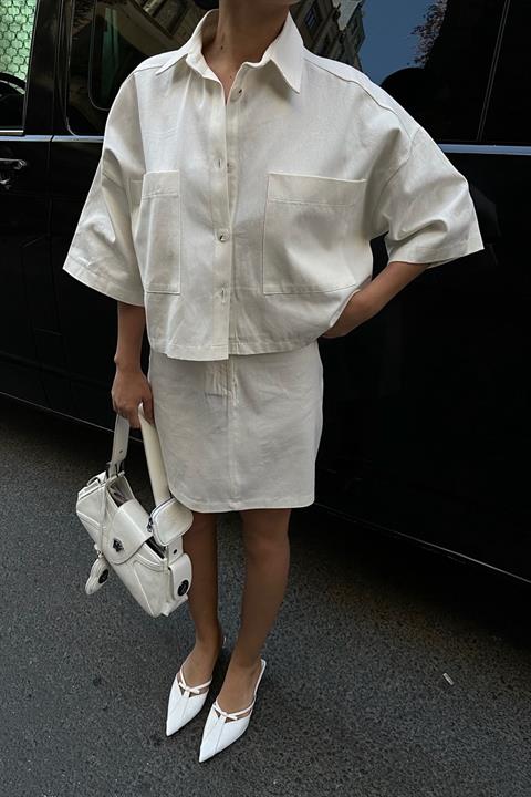 Naomi Gabardine Skirt Set 9740-08