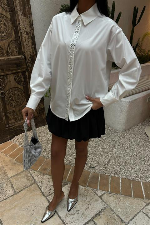 Front Striped Stone Shirt 3448