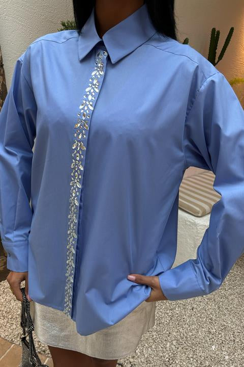 Front Striped Stone Shirt 3448