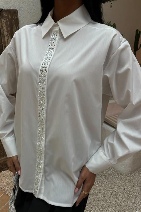 Front Striped Stone Shirt 3448